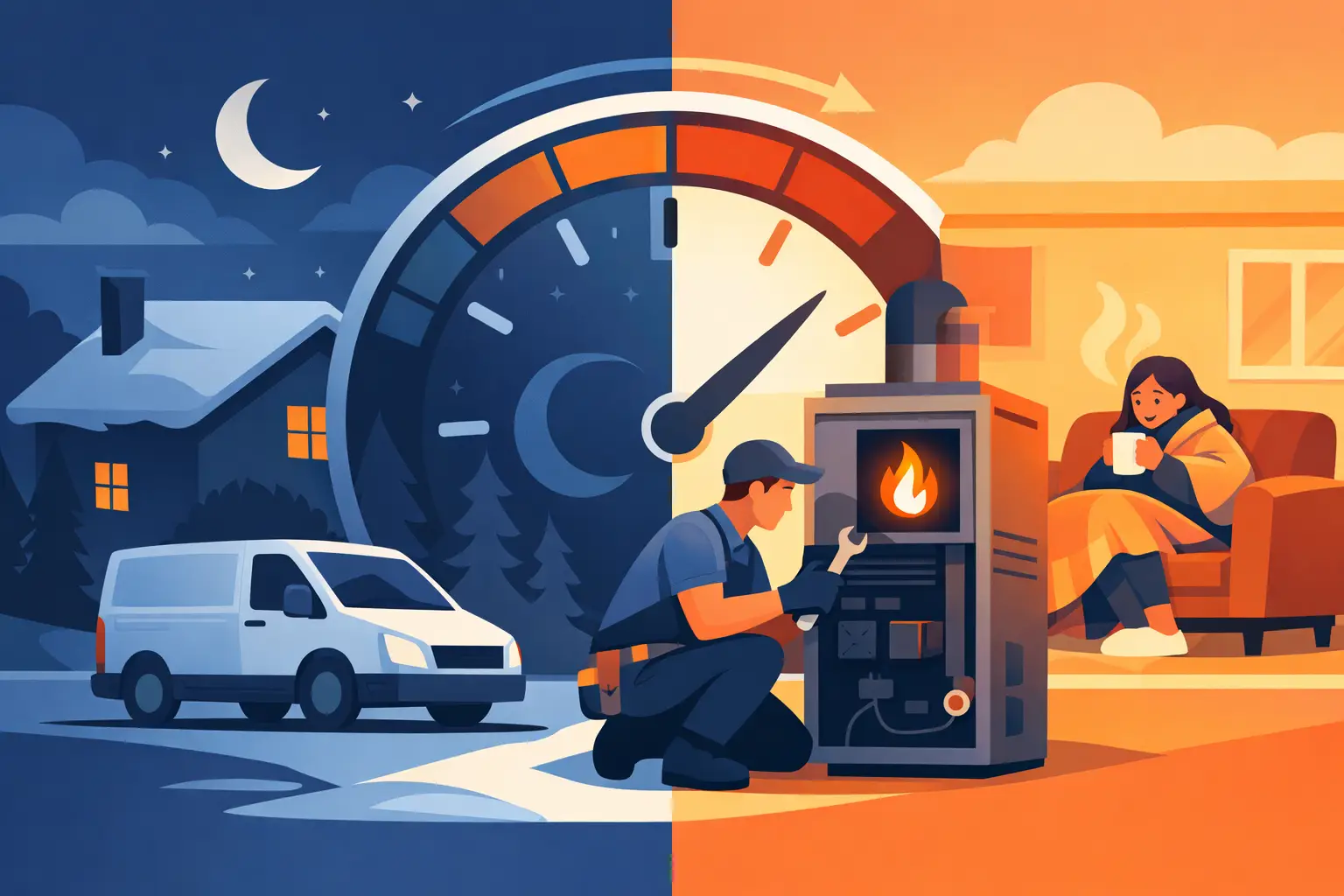 24 Hour Heating Repair When Heat Can’t Wait