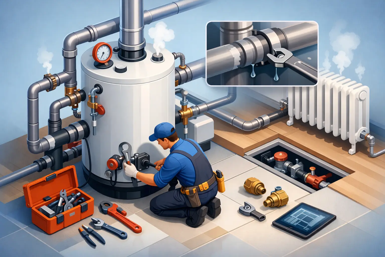 Steam Heating System Repair: What to Expect