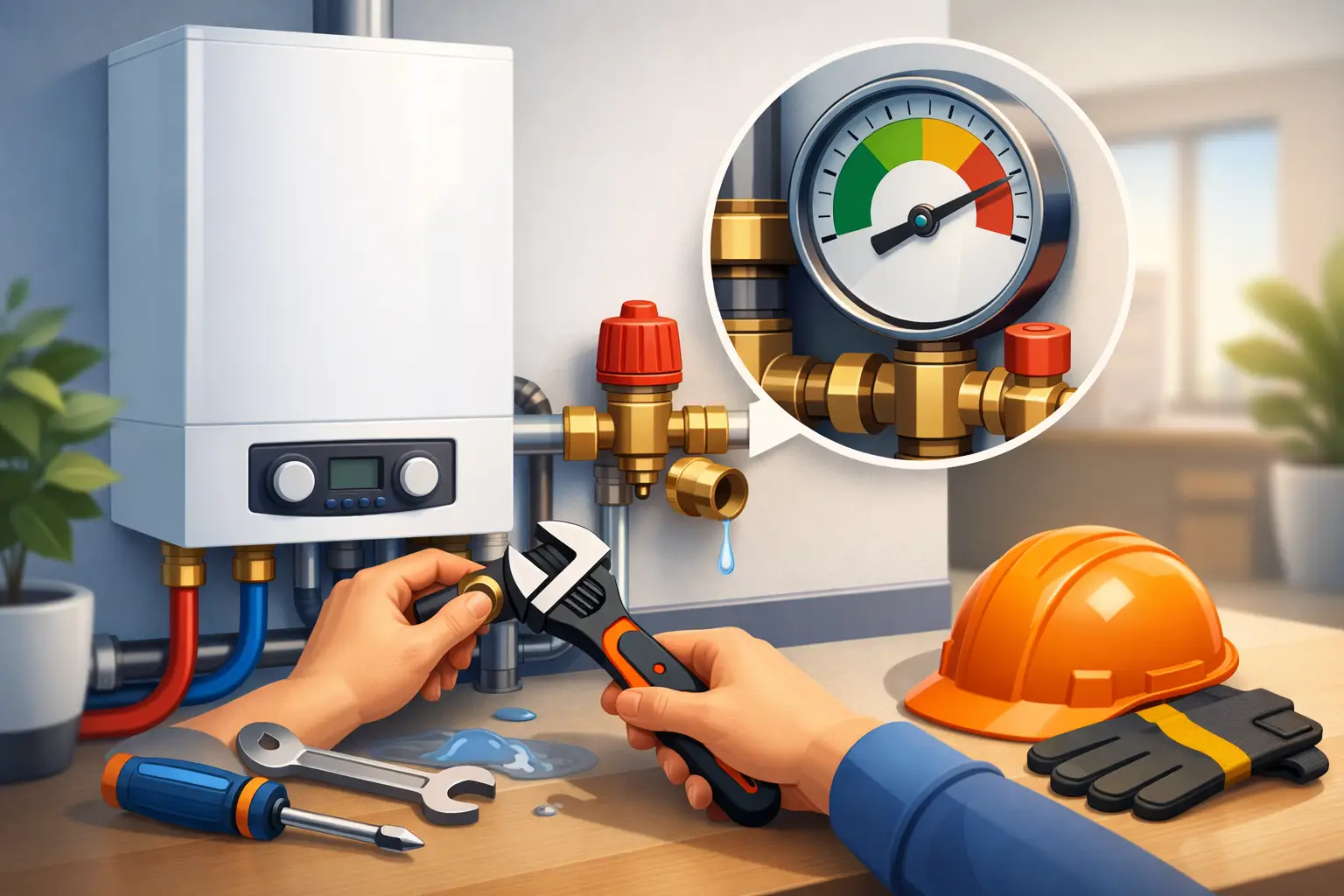 How to Fix Boiler Pressure Safely